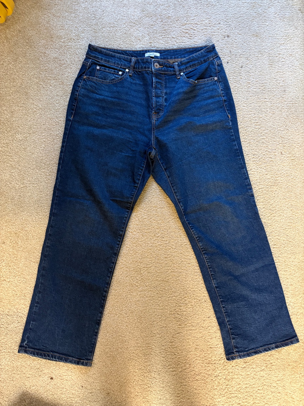 Lovesick women’s Straight Dark Blue Jeans